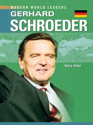 cover image of Gerhard Schroeder